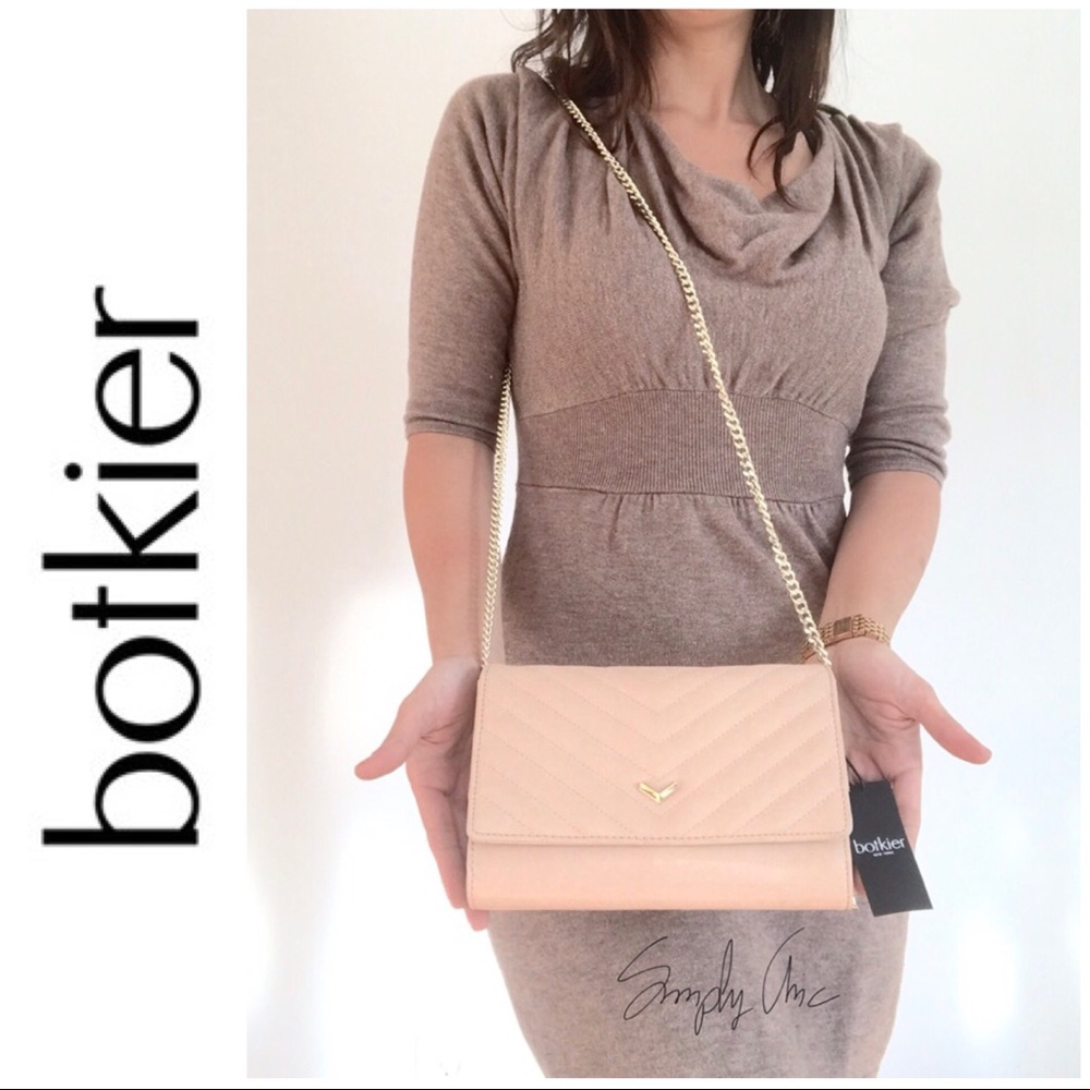 New Botkier genuine leather clutch shoulder bag - Picture 2 of 7